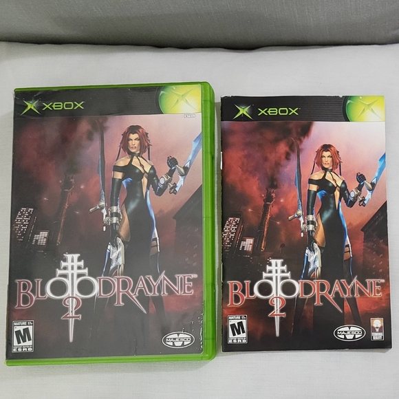 XBOX BloodRayne 1 (2002) & BloodRayne 2 (2004) w/Disc, Manual & Case Included. - Picture 4 of 9